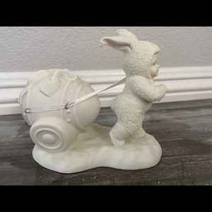 Snow Babies Easter Egg Cart Figure